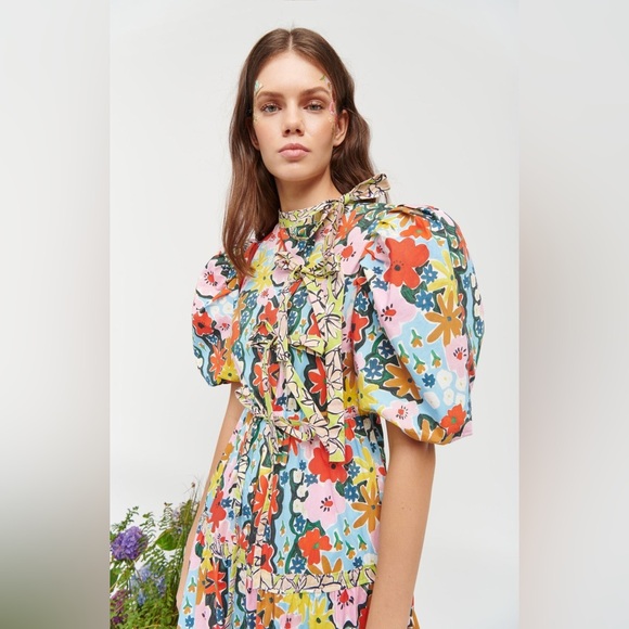 CeliaB./INGRID.FLORAL.MIDI.DRESS - Picture 2 of 12